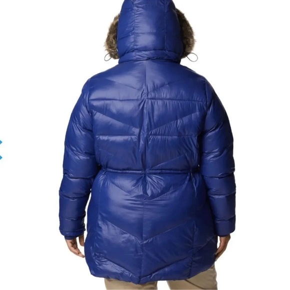 Columbia Plus Size Peak Hooded Faux-Fur-Trim Jacket NWT - Picture 4 of 8